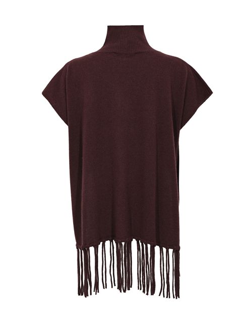 Poncho in cashmere con frange Patrizia Pepe | 8F0068 K247M544
